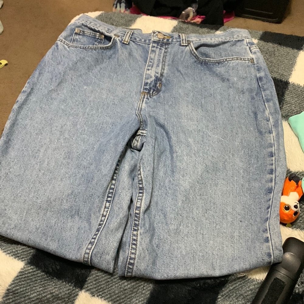 Faded Glory, size 14 average, no holes